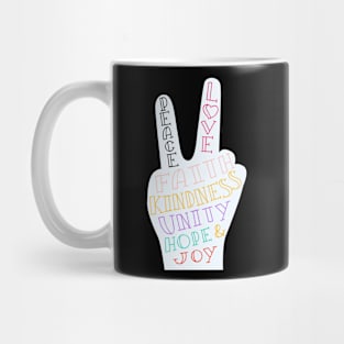 peace and love Mug